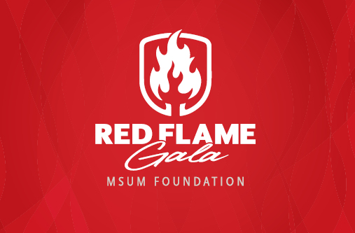 MSUM Foundation Red Flame Gala logo